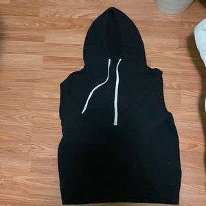 A black hoodie